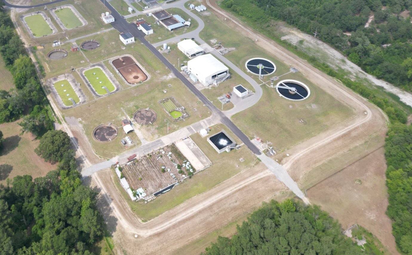 image for Berm Mitigates Flood Risk to Rural Wastewater Treatment Plant