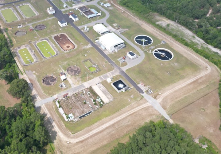 image for Berm Mitigates Flood Risk to Rural Wastewater Treatment Plant